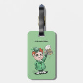 Ierse Cheers! Bagagelabel (Achterkant verticaal)