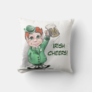 Ierse Cheers! St Patrick's Day Pillow Kussen
