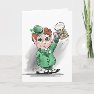 Ierse Cheers! St Patrick's Day Wenskaart Kaart