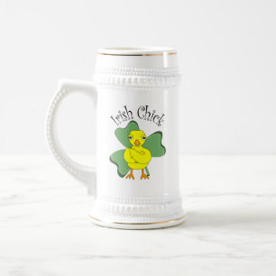 Ierse Chick Tekst Shamrock Bierpul