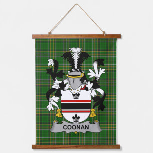 Ierse Coonan of O_Conan Wapen Coat of Arms Familie Hangend Wandkleed