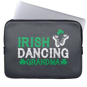 Ierse Dancing Oma Ierse Stap Dancer Vrouwen Laptop Sleeve