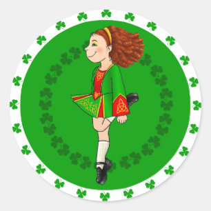 Ierse Dansende Sticker