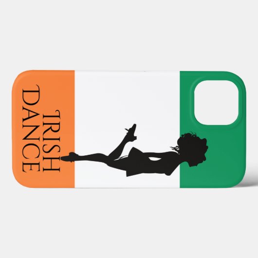 Ierse danseres en vlag van Ierland Case-Mate iPhone Case (Achterkant (horizontaal))