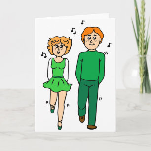Ierse dansers kaart