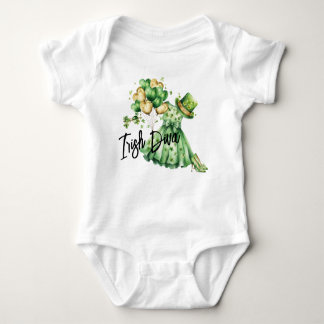 Ierse diva baby body T-shirt St. Patrick's Day
