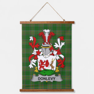 Ierse Donlevy of O_Donlevy Wapen Familiewapen Hangend Wandkleed