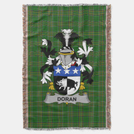 Ierse Doran of O_Doran wapenschild familie Crest Deken