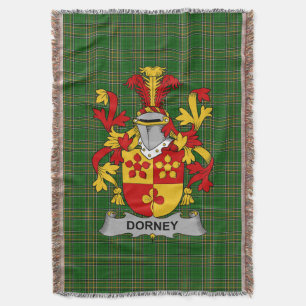 Ierse Dorney of O_Dorney wapenschild familie Cres Deken