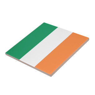 Ierse driekleur vlag patriottisch modern tegeltje