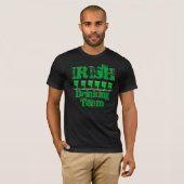 Ierse Drink team 2 T-shirt (Voorkant volledig)