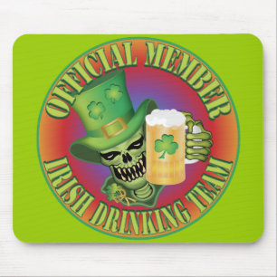 Ierse Drink teamschedel Muismat