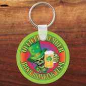 Ierse Drink teamschedel Sleutelhanger (Voorkant)