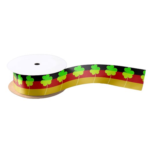 Ierse Duitse vlag Shamrock Clover St. Patrick Fun Lint (Spoel)