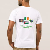 Ierse en Palestijnse Solidariteit T-Shirt (Achterkant)