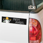 ierse engel bumpersticker (Op Truck)