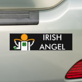 ierse engel bumpersticker (Op auto)
