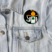 ierse engel . ronde button 5,7 cm (In situ)