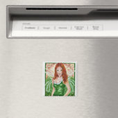 Ierse Fairy Shamrock Magnet Magneet (Insitu (Vaatwasser))