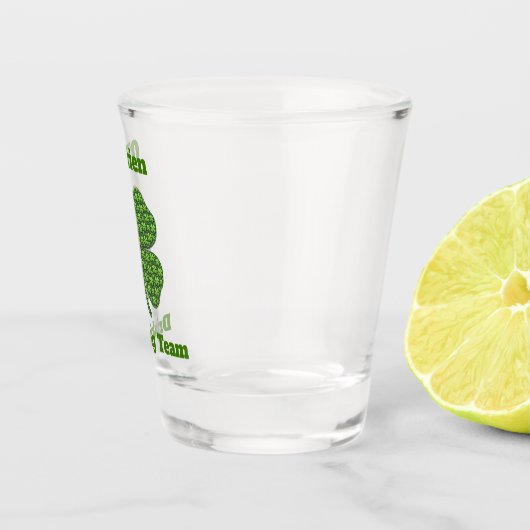 Ierse familie Drink team Clover Shamrock Shot Glas (Rechts)