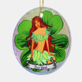 Ierse fee keramisch ornament (Links)