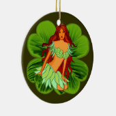 Ierse fee ronde versiering keramisch ornament (Rechts)