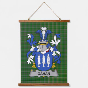 Ierse Gahan of McGahan Wapen Familiewapen Hangend Wandkleed