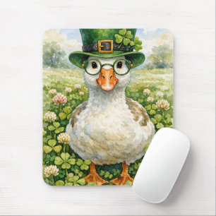 Ierse gans in klaver veld muismat
