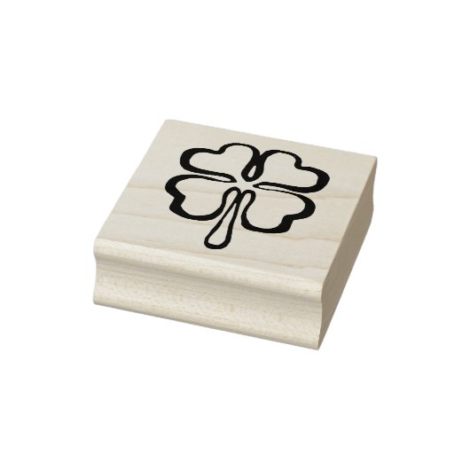Ierse gelukkige shamrock 	rubberstempel (Stempel)