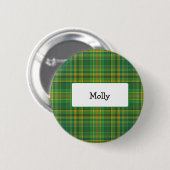 Ierse gepersonaliseerde knop Ronde Button 5,7 Cm (Voorkant /achterkant)
