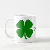 ierse gepersonaliseerde naam mok (Links)