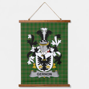 Ierse Gernon of Garland Wapen Familiewapen Hangend Wandkleed
