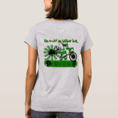 Ierse Goes Retro - Go n-er en bthar leat. -Iers T-shirt (Achterkant)