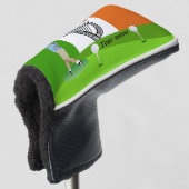 Ierse golfer golfheadcover (3/4 voorkant)
