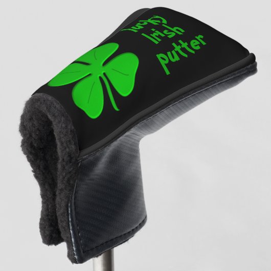 #Ierse golfputter cover van dalDesignNZ (3/4 voorkant)
