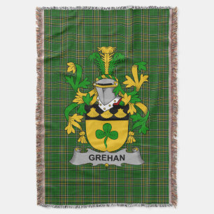 Ierse Grehan of O_Greaghan Wapen van Familie Cr Deken