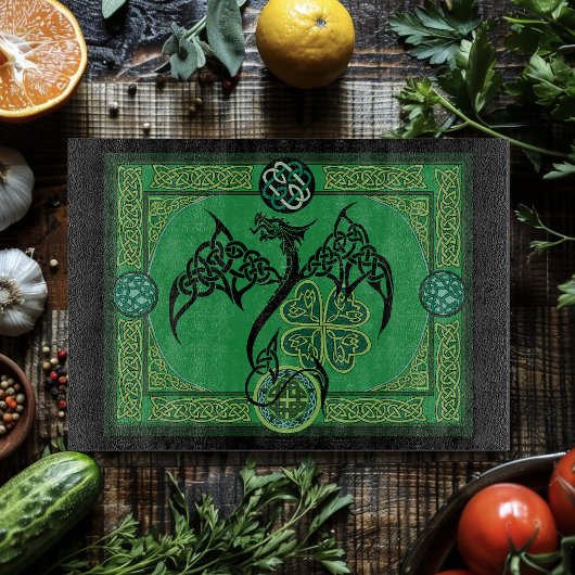 Ierse groene draak Keltisch Snijplank