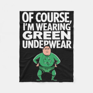Ierse groene outfits St. Patrick's Day idee Fleece Deken