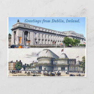 Ierse groeten - nationale concertzaal Dublin Briefkaart