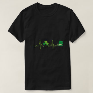 Ierse hartslag Stethoscoop Lucky St Patrick's Day T-shirt