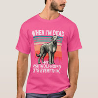 Ierse honden Als ik dood ben, krijgt mijn hond all