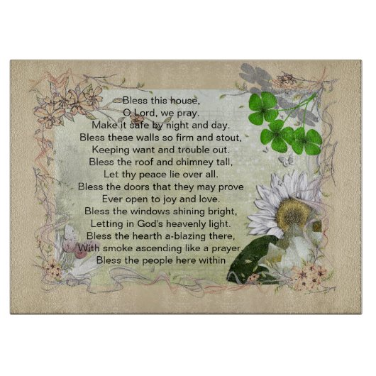 Ierse House Blessenaar Snijplank (Voorkant)