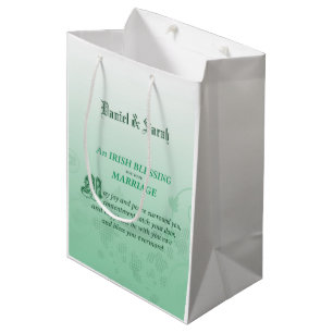 Ierse huwelijksgelukwensen zegen medium cadeauzakje