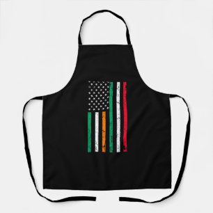 Ierse Italiaanse Amerikaanse vlag Ierland Italië S Schort