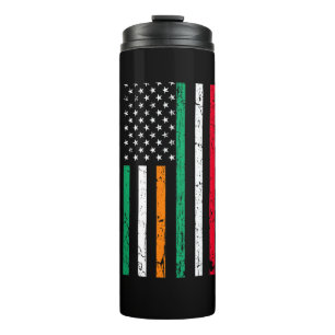 Ierse Italiaanse Amerikaanse vlag Ierland Italië S Thermosbeker