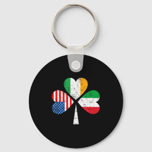 Ierse Italiaanse Amerikaanse Vlag Ierland Italië V Sleutelhanger