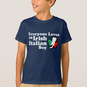 Ierse Italiaanse jongen T-shirt