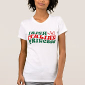 Ierse Italiaanse prinses T-shirt (Voorkant)