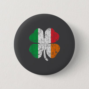 Ierse Italiaanse Vlag Italië Ierland St. Patrick's Ronde Button 5,7 Cm
