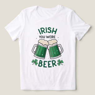 Ierse jij was Beer Funny St Patrick's Day Tri-Blend Shirt